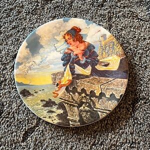 Scenic Coastal Art Plate